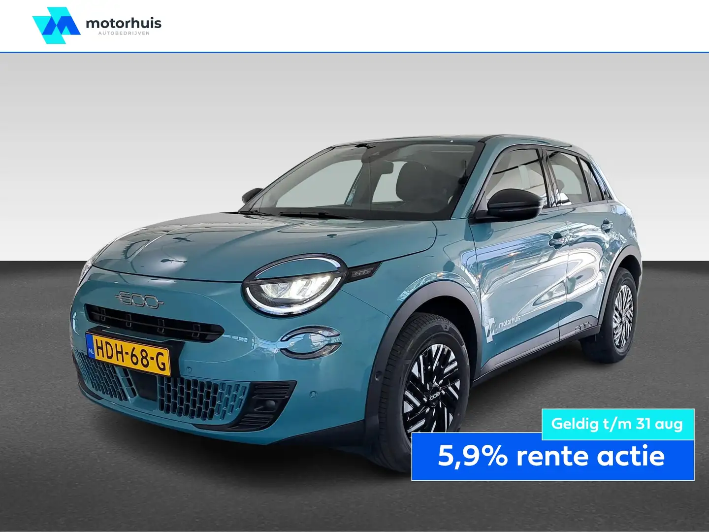 Fiat 600 1.2 Hybrid Turbo Charged 136pk Aut Urban / Camera Blauw - 1