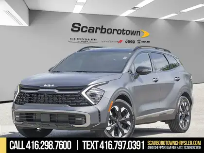 Gray 2023 Kia Sportage X-Line Limited AWD with Green Interior SUV / Crossover 8-Speed Automatic