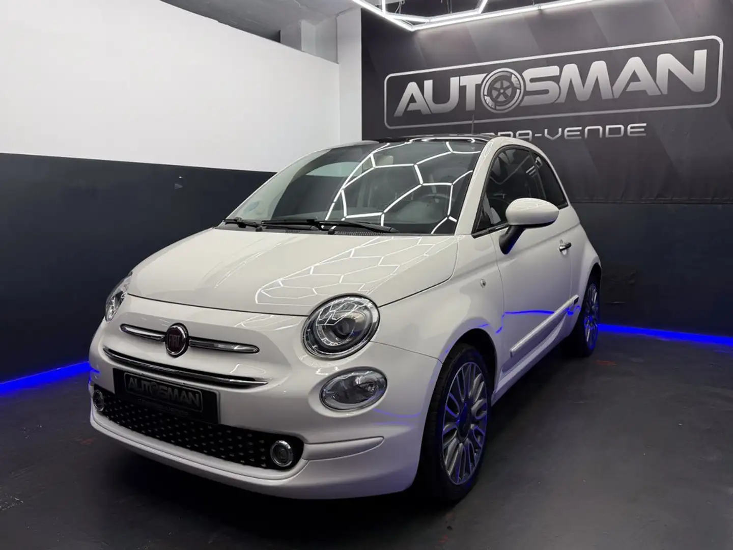 Fiat 500 1.2 8v 51kW (69CV) Híbrido Lounge GLP Blanco - 2