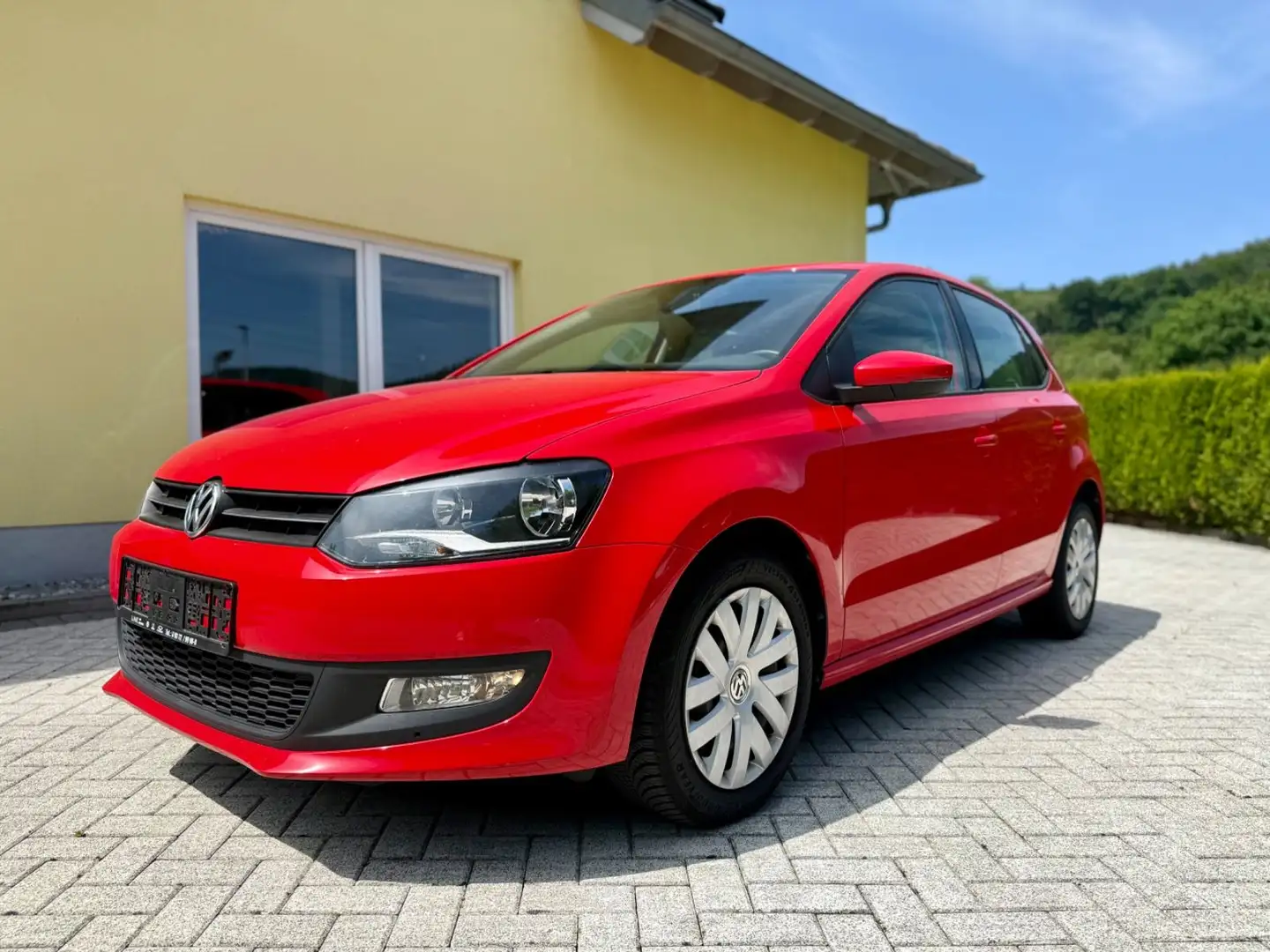 Volkswagen Polo V 1.2 TSI Comfortline 1.Hand-Klima-38tkm Rot - 2