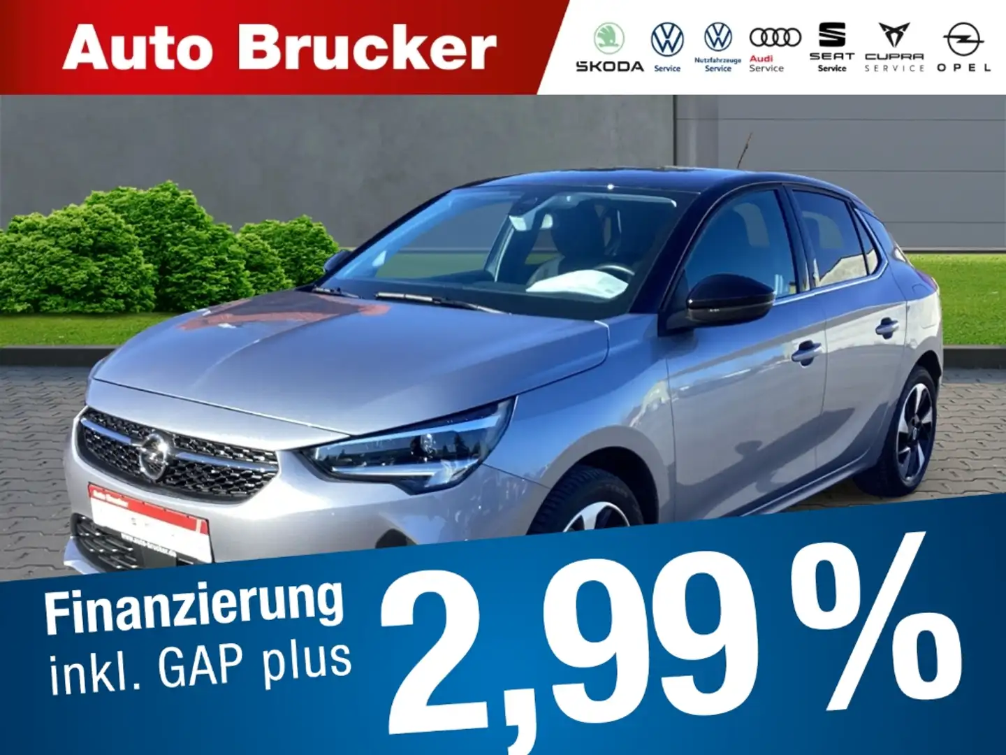 Opel Corsa-e F Elegance+Alufelgen+ Navi+FSE+LED+Klimaautomatik Gris - 1
