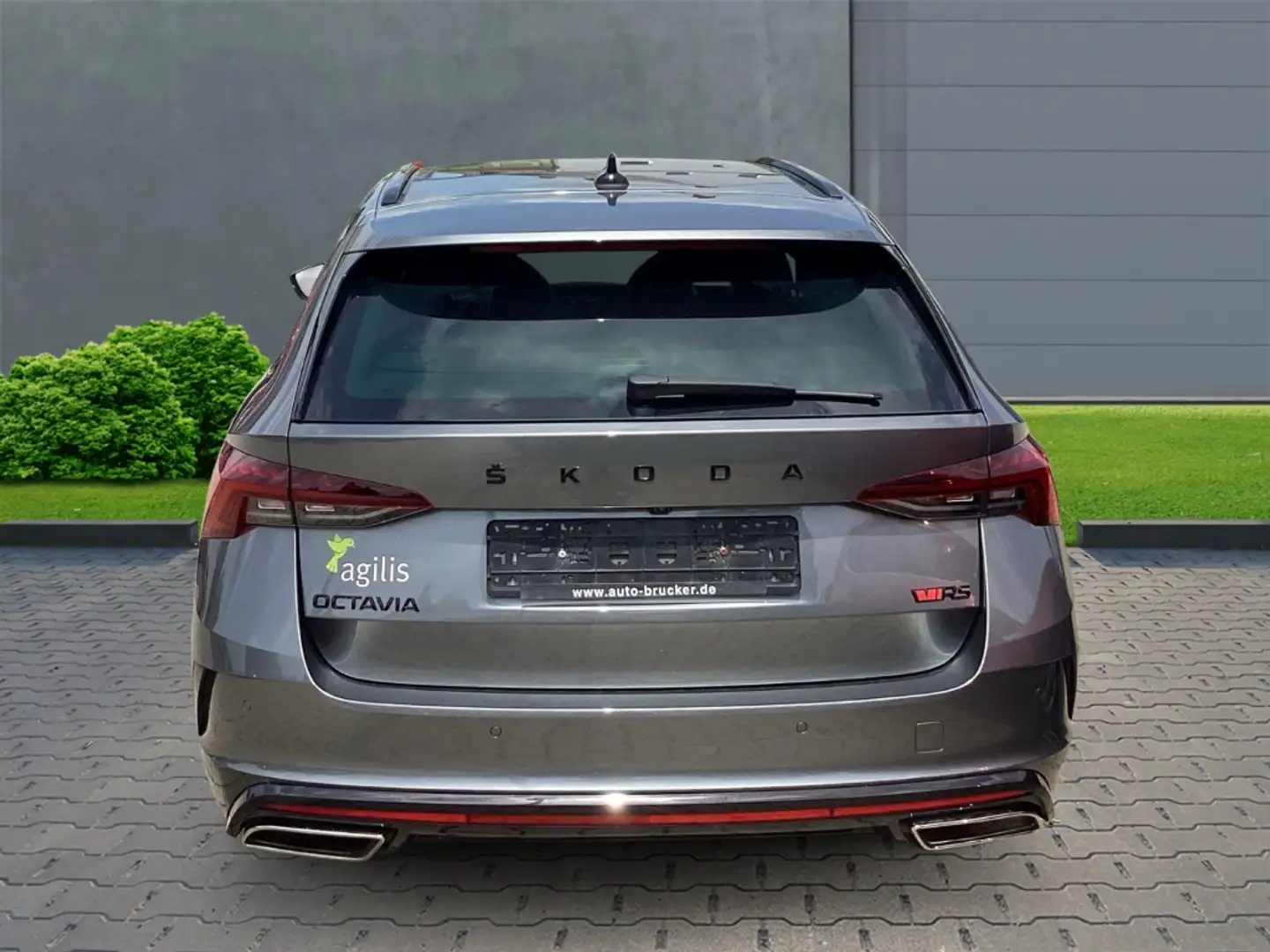 Skoda Octavia Combi RS 4x4 2.0 TDI+Anhängerkupplung+Navi+el.Sitz Grau - 2