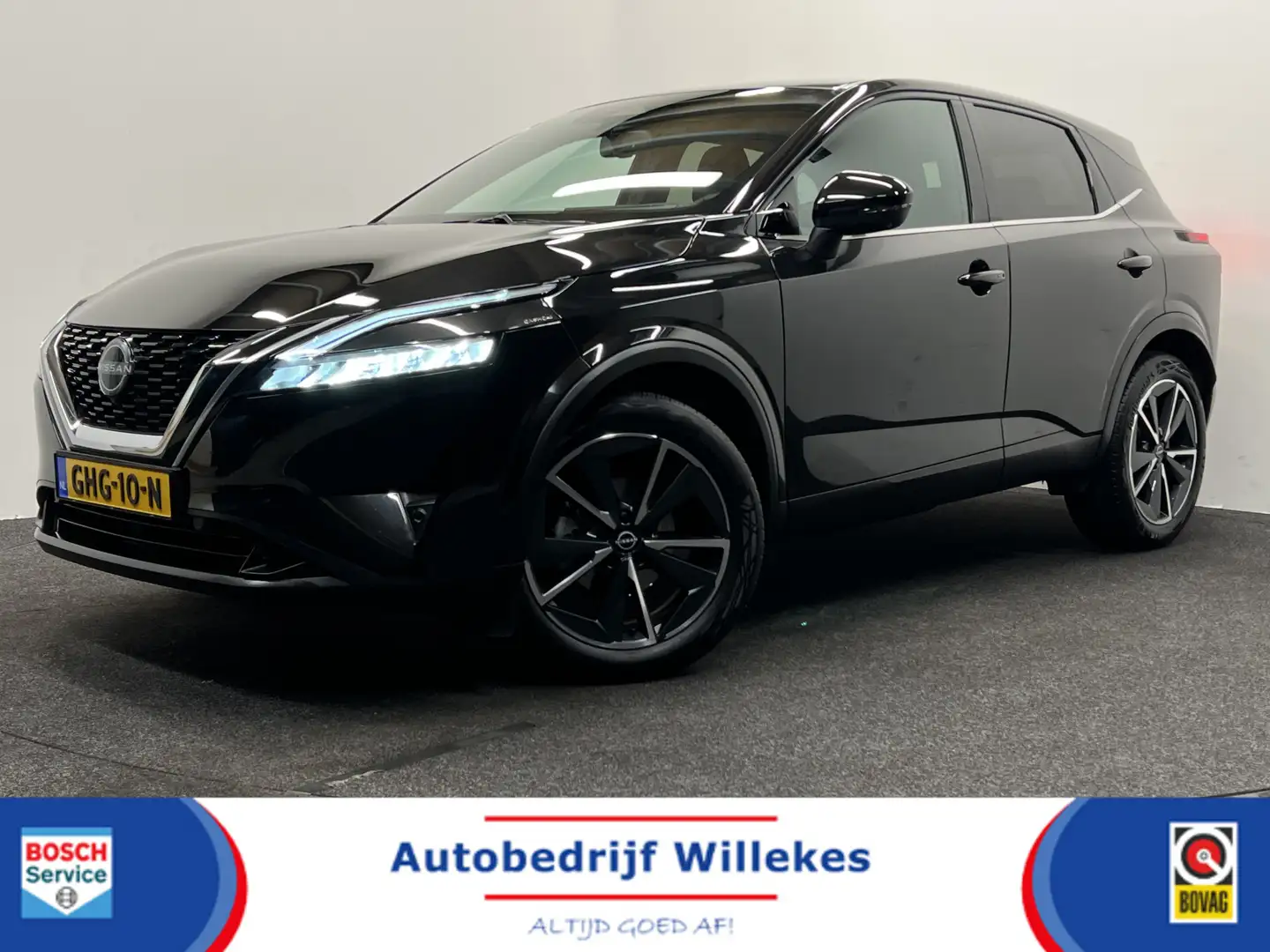 Nissan Qashqai 1.3 MHEV Xtronic Tekna | NAVIGATIE | KEYLESS | ACC Schwarz - 1