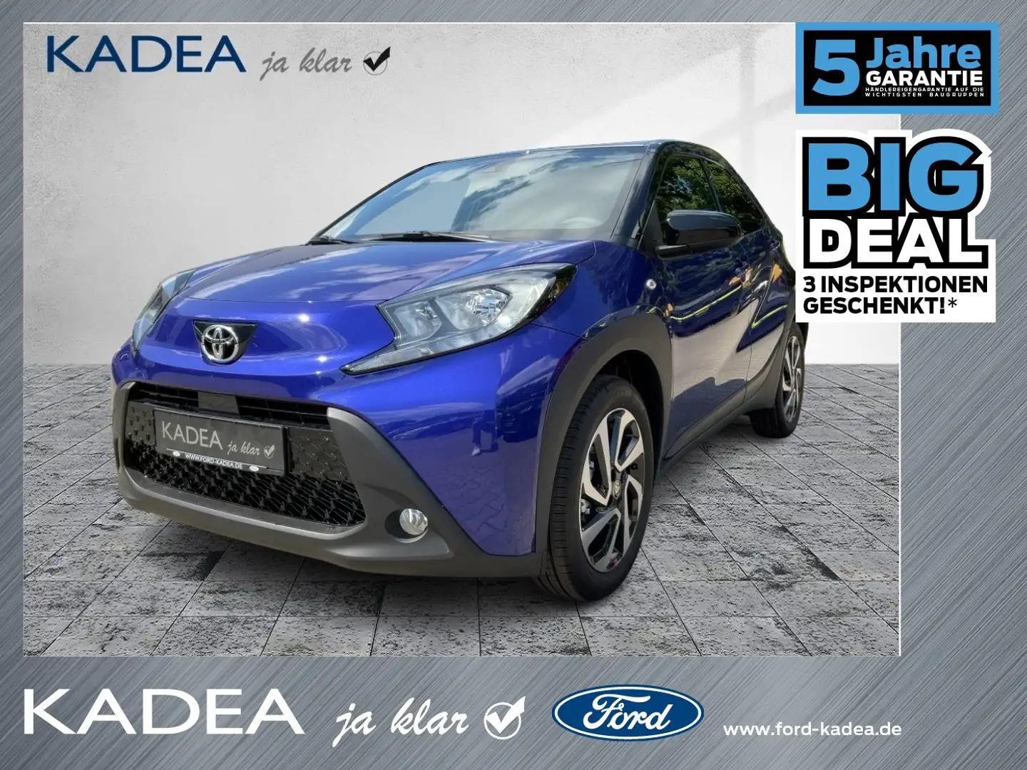 Toyota Aygo 1.0 Teamplayer +FLA SpurH KAM ACC Negru - 1