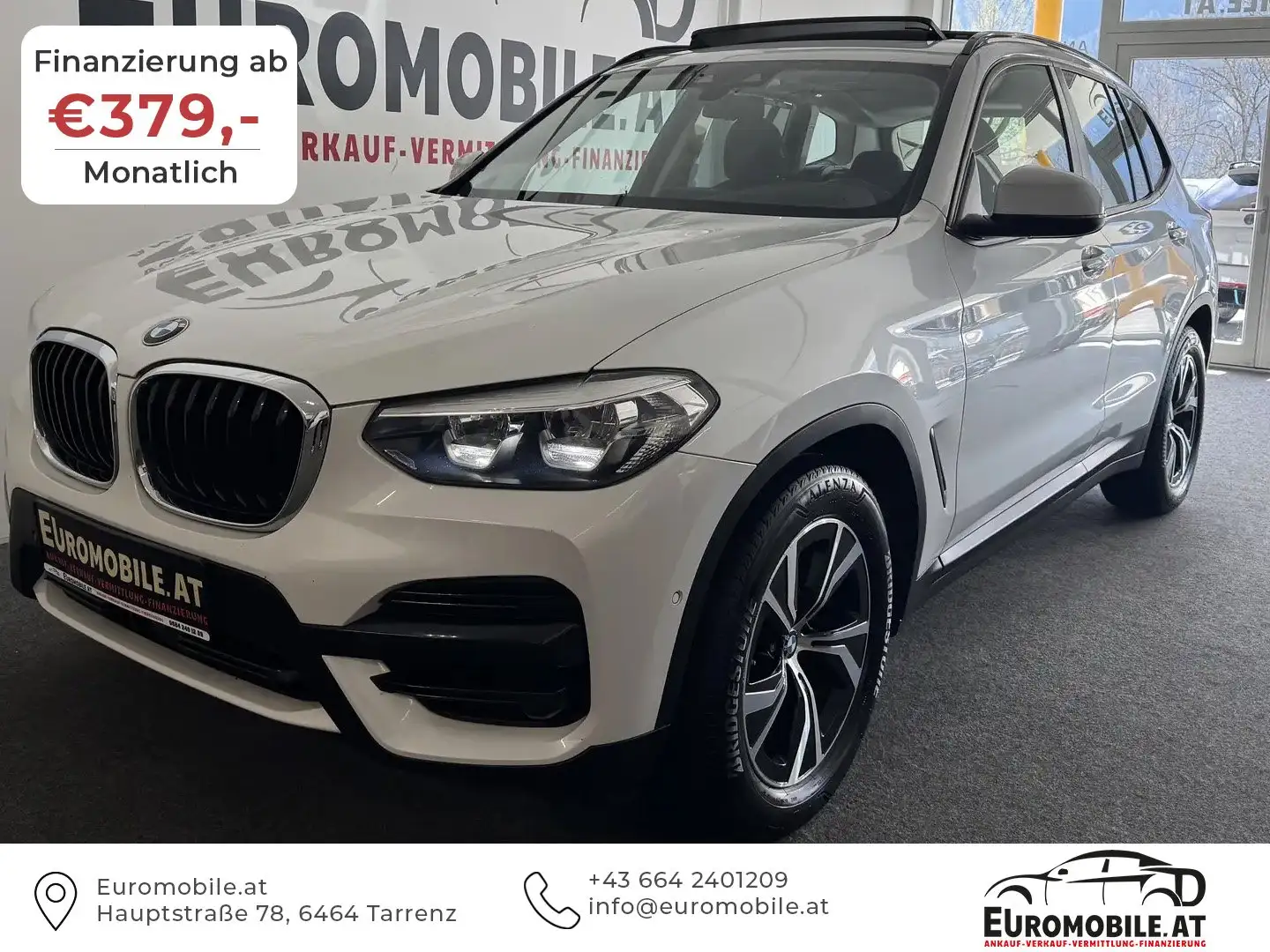 BMW X3 xDrive 20 d  Shadow-Line*TOTW*RFK*PANO*3ZONE*LED* Weiß - 1