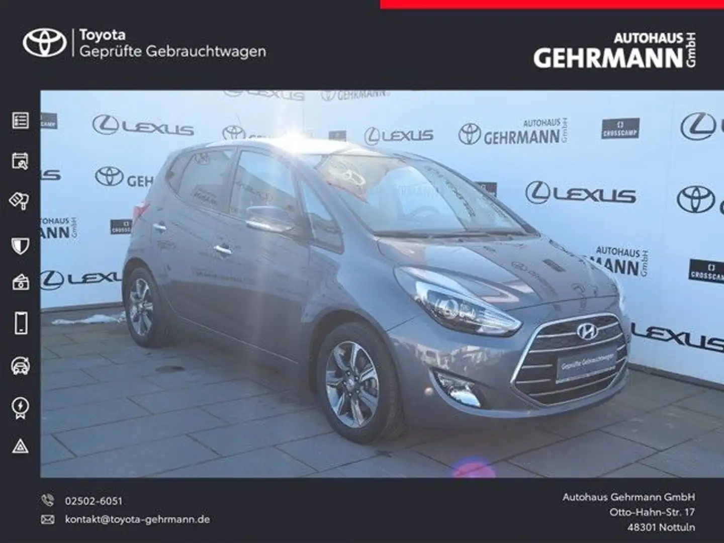 Hyundai iX20 Style*Navi*Kamera* Gris - 1