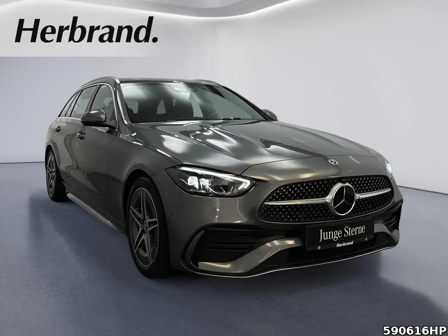 Mercedes-Benz C 220 d T AMG AHK Distronic CarPlay Grau - 2