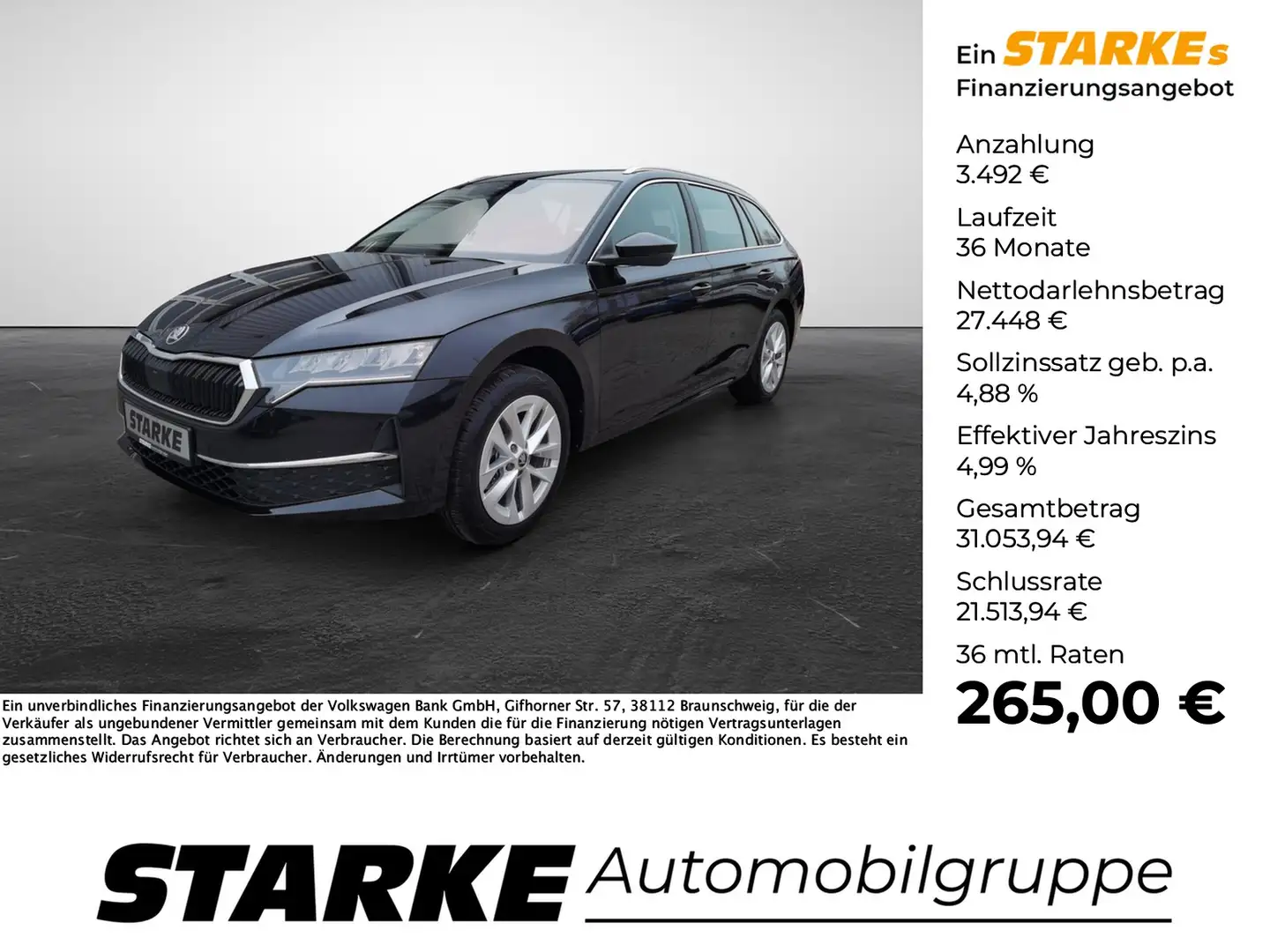 Skoda Octavia Combi 1.5 eTSI DSG Selection Noir - 1
