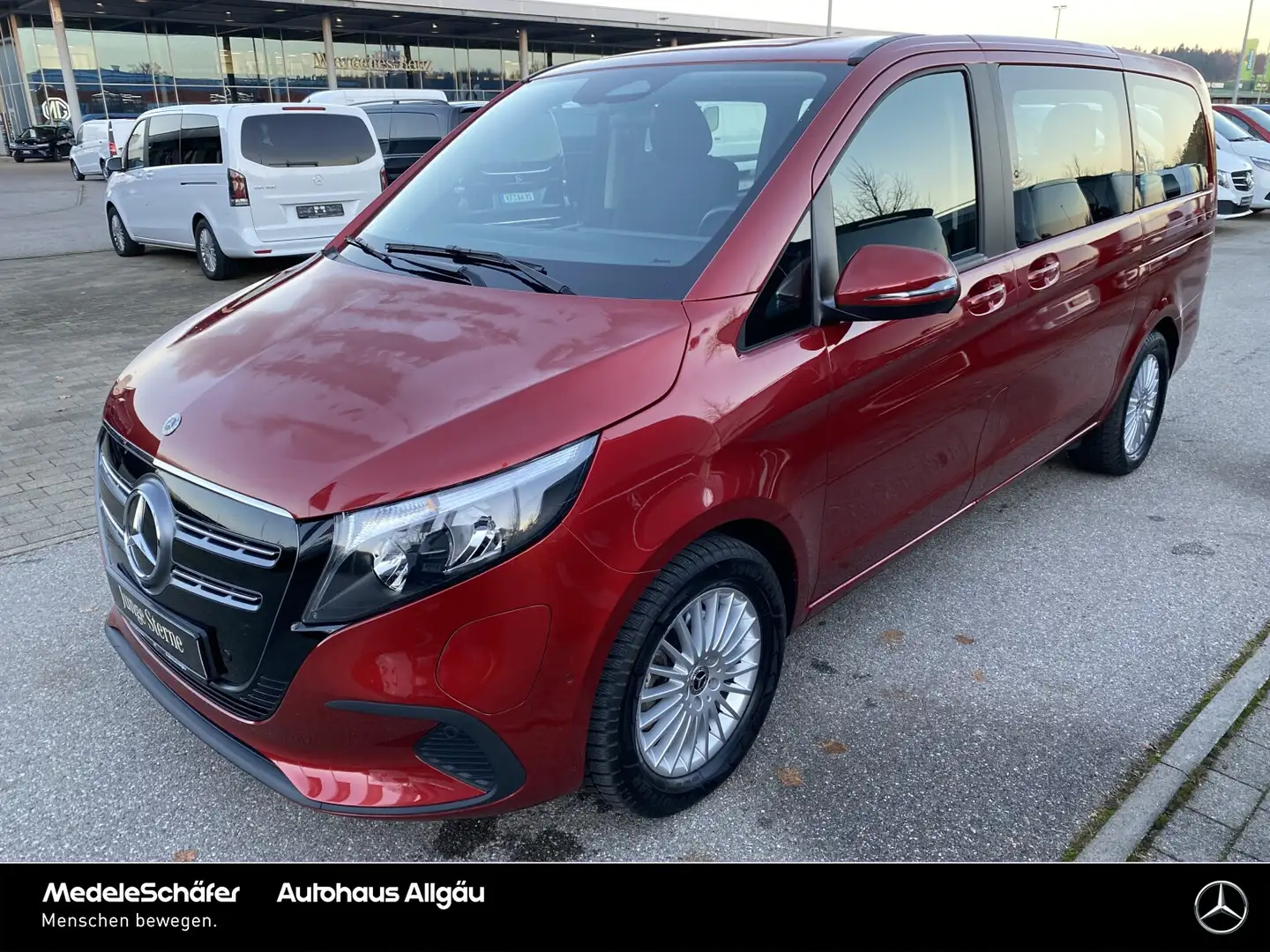 Mercedes-Benz EQV 300 EQV 300 L MOPF II 6-SITZER DISTRONIC KAMERA Rot - 2