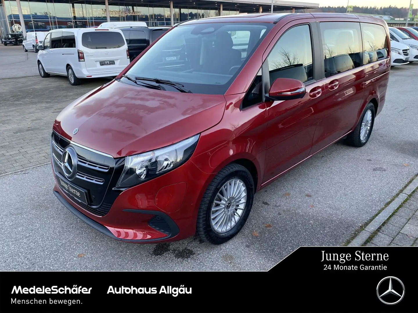 Mercedes-Benz EQV 300 EQV 300 L MOPF II 6-SITZER DISTRONIC KAMERA Rot - 1