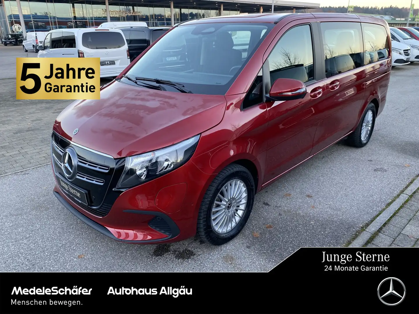 Mercedes-Benz EQV 300 EQV 300 L MOPF II 6-SITZER DISTRONIC KAMERA Rot - 1