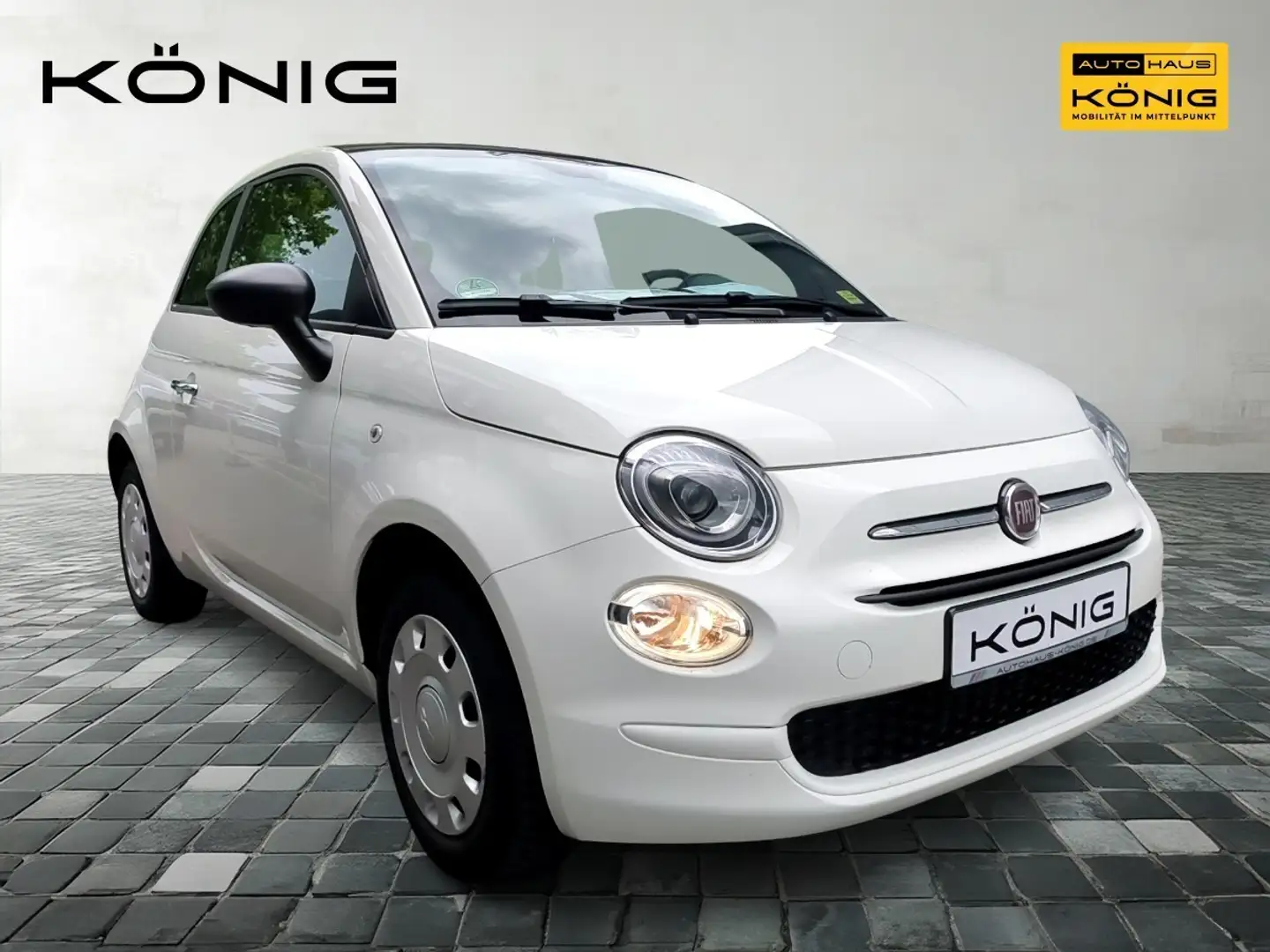 Fiat 500C MY23 Klima*Navi*Tempomat*CarPlay*Allwetter Weiß - 2