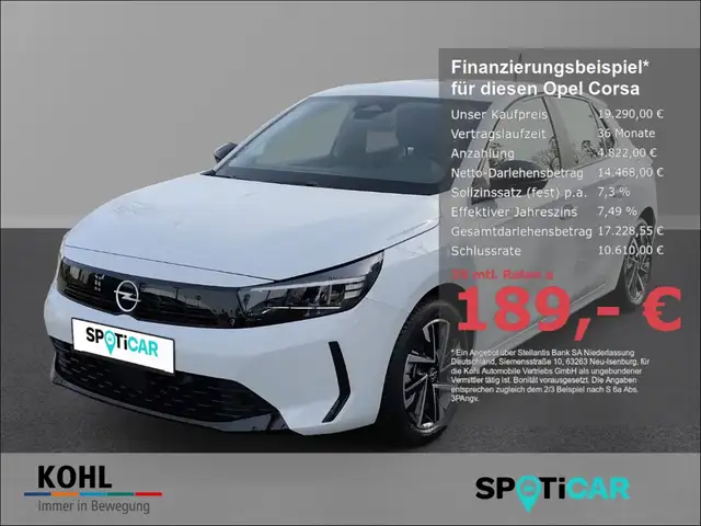 Opel Corsa F Edition Hybrid 110PS PDC Allwetter LED DAB