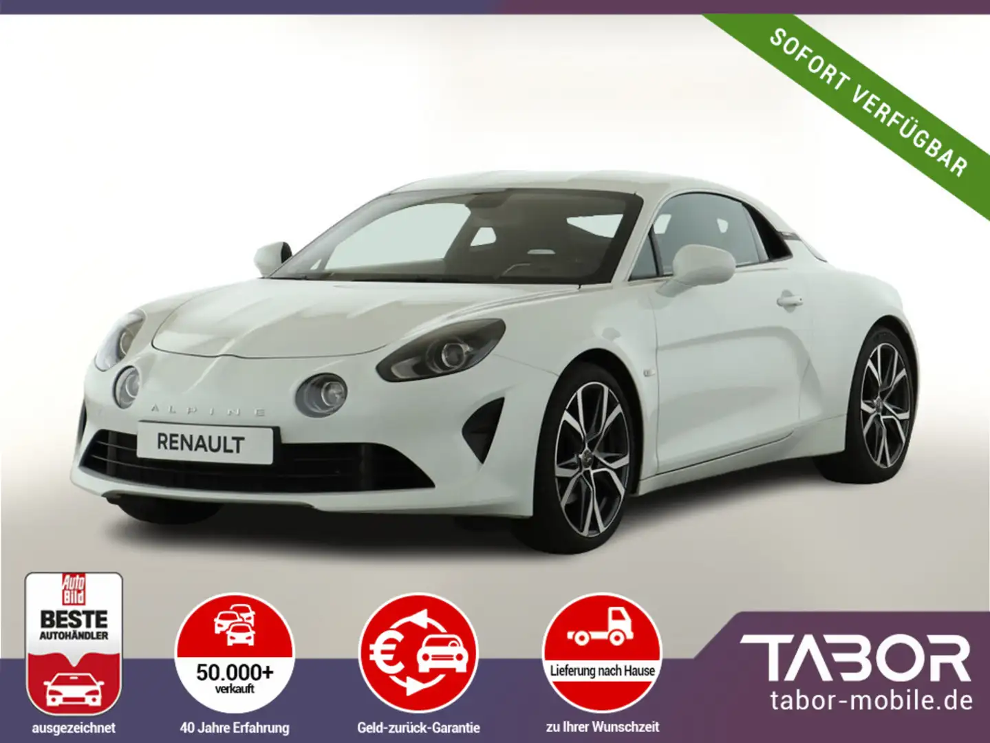 Alpine A110 1.8 TCe 252 Aut VollLED Nav 18Z PDC UVP-14%* Blanc - 1