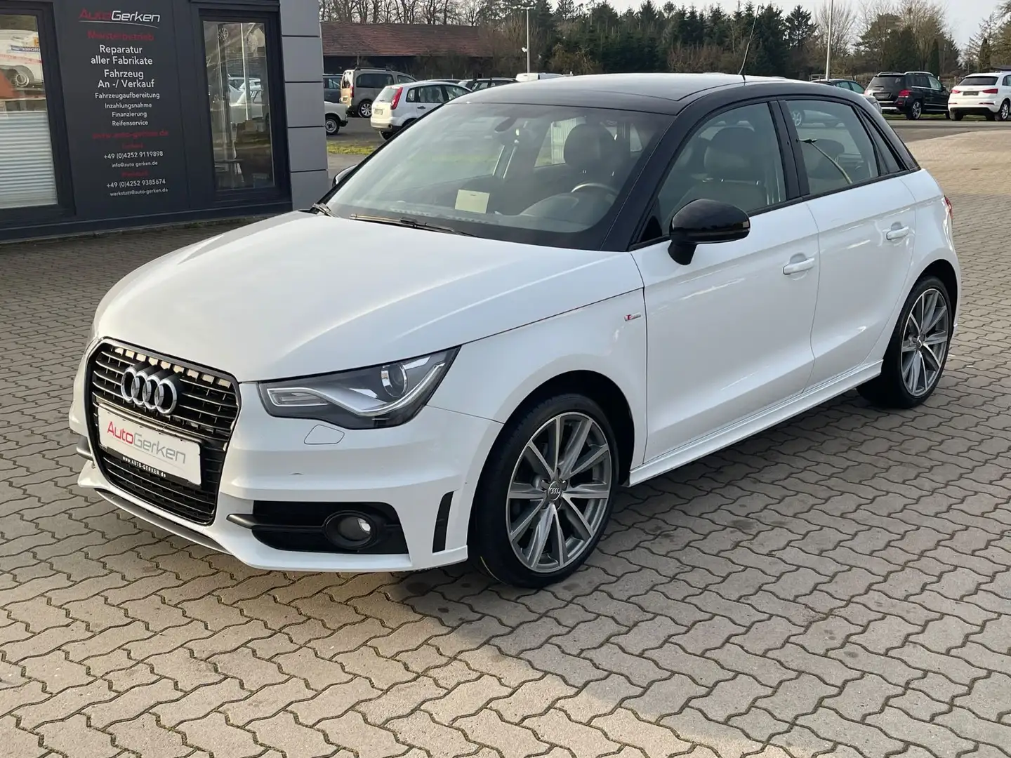Audi A1 1.2 TFSI S-line Sportback admired 1HD MwSt. Weiß - 2