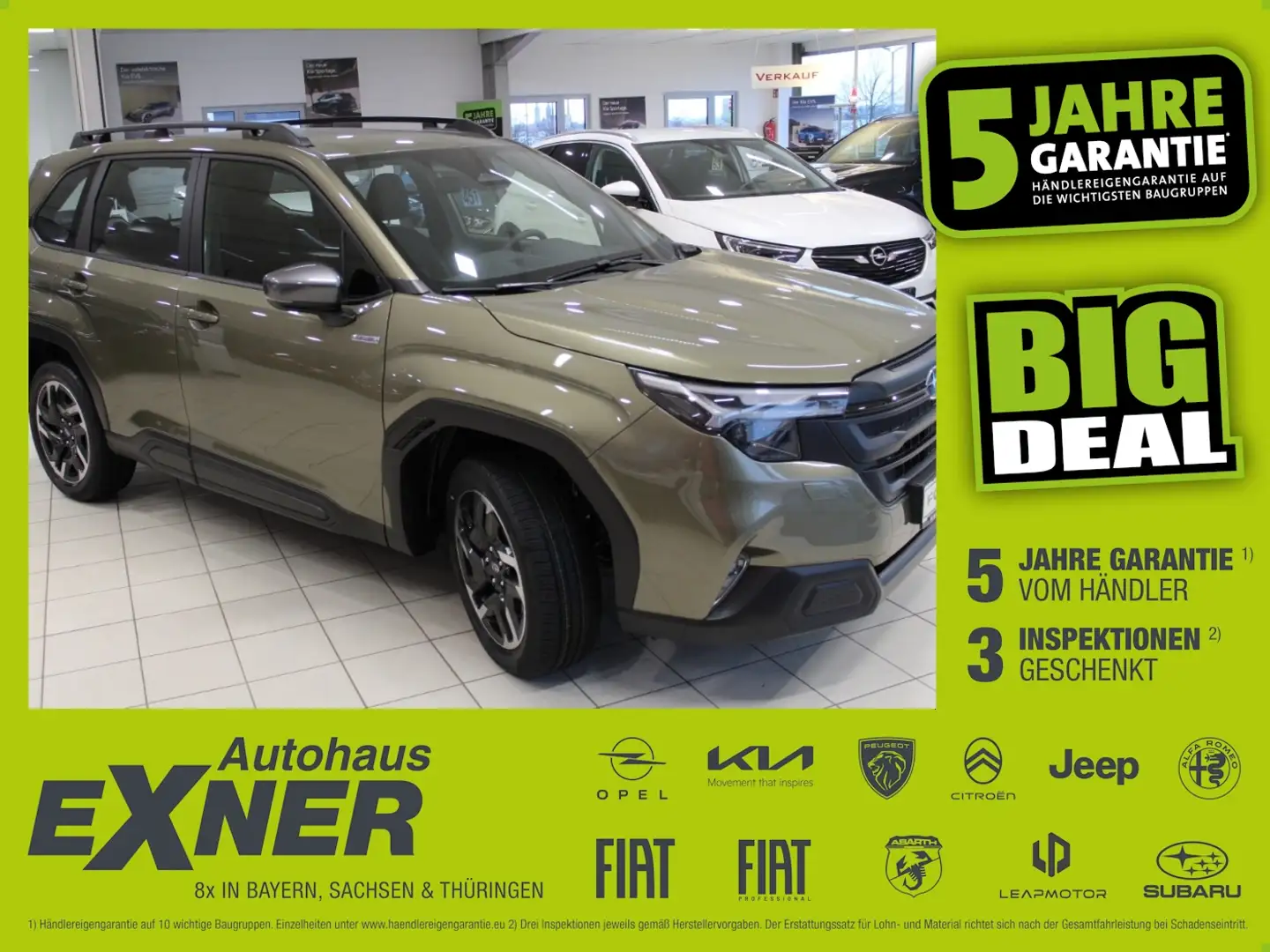 Subaru Forester 2.0ie - MJ 2025 , 6.Generation Grün - 1