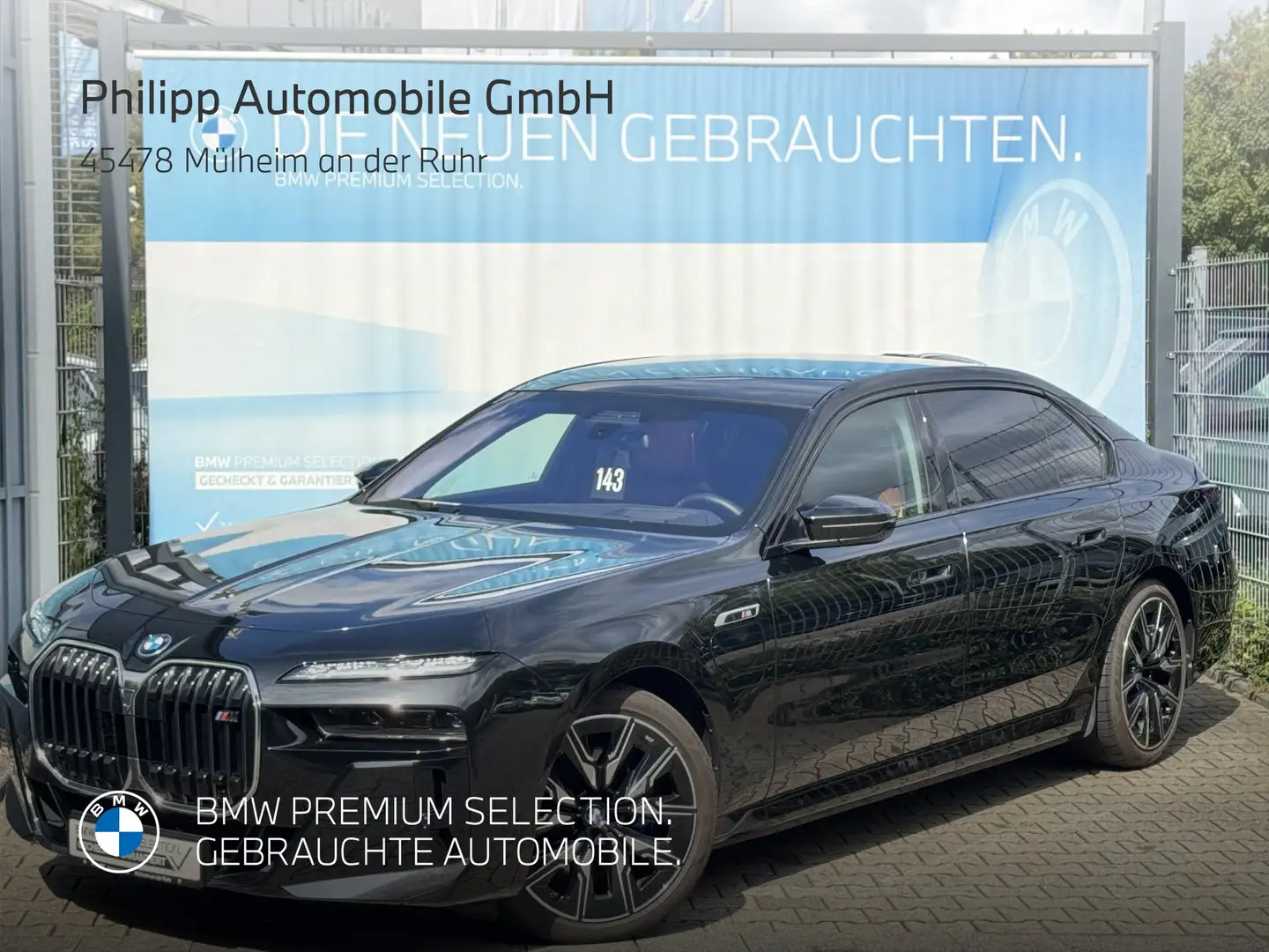 BMW 760 M760e xDrive Autobahnas. P.SKY Massage Autm.Tür Noir - 1