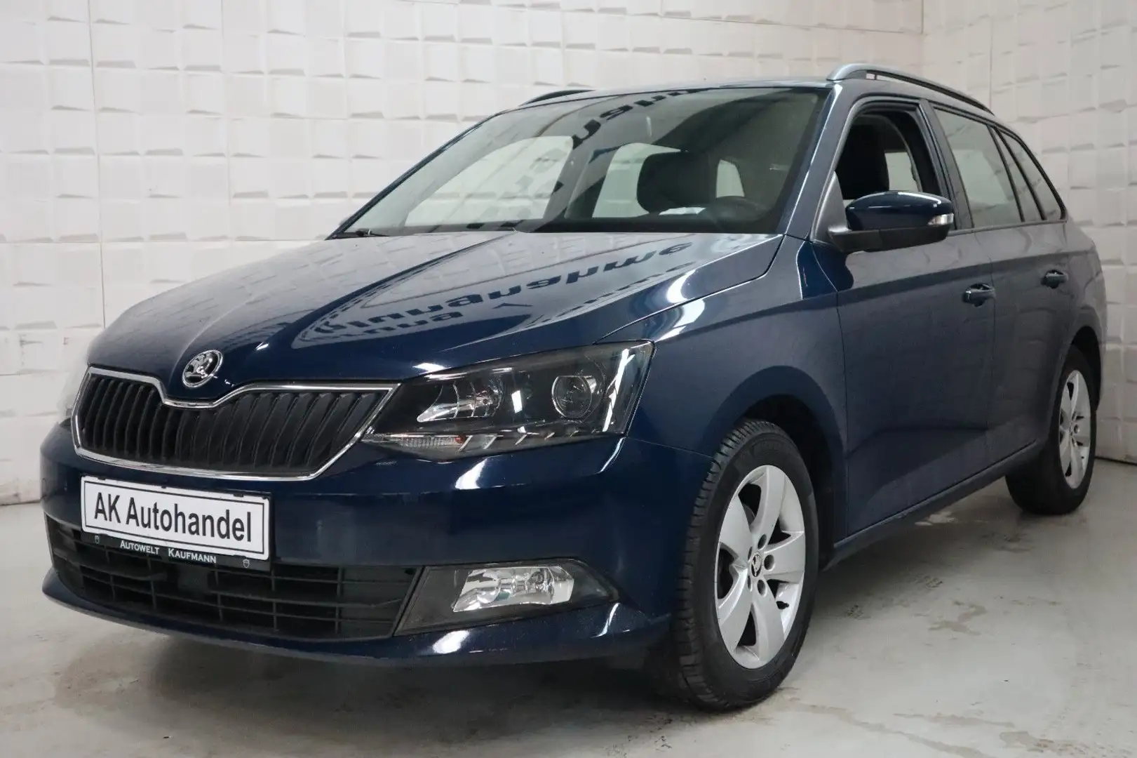 Skoda Fabia Combi Ambition PDC Klima 8-fach 1.Hand Blau - 1