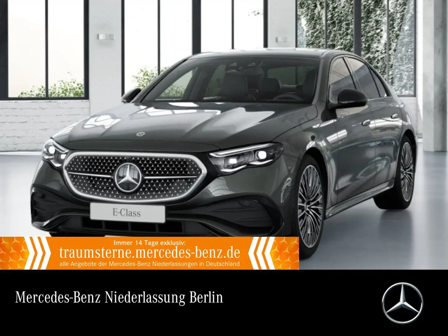 Mercedes-Benz E 220 d Edition AMG-Line Fahrass 360° Pano Distr. Grau - 1