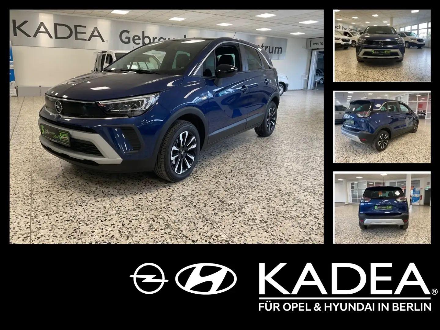 Opel Crossland 1.2 Turbo Elegance LED+SHZ+2xKlima+LM Blau - 1