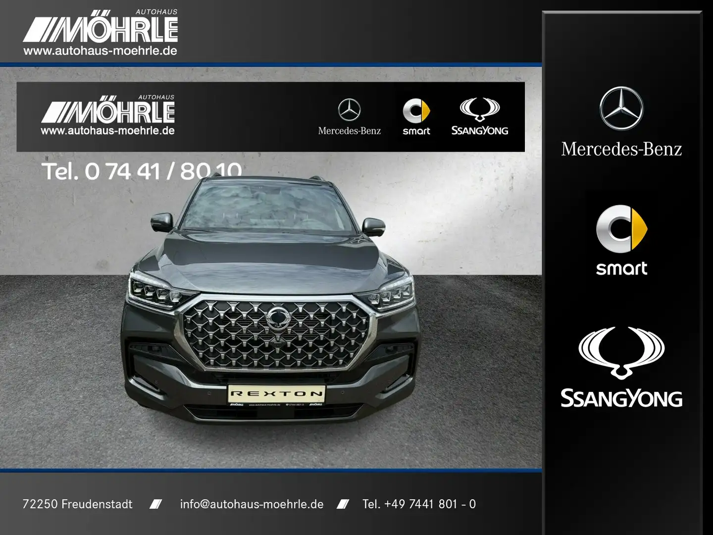 SsangYong Rexton REXTON Lux 2.2 D 4WD 360° Kamera LED Memory SHD Grau - 1