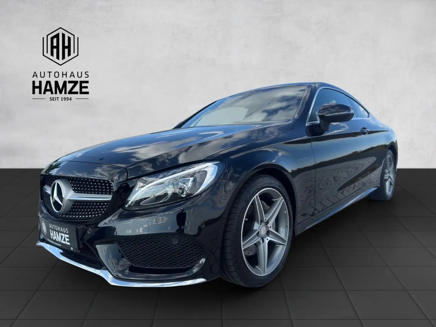 Mercedes-Benz C 180 Coupe AMG-LINE|LED|Navi|Alcantara|EDELHOLZ Nero - 1
