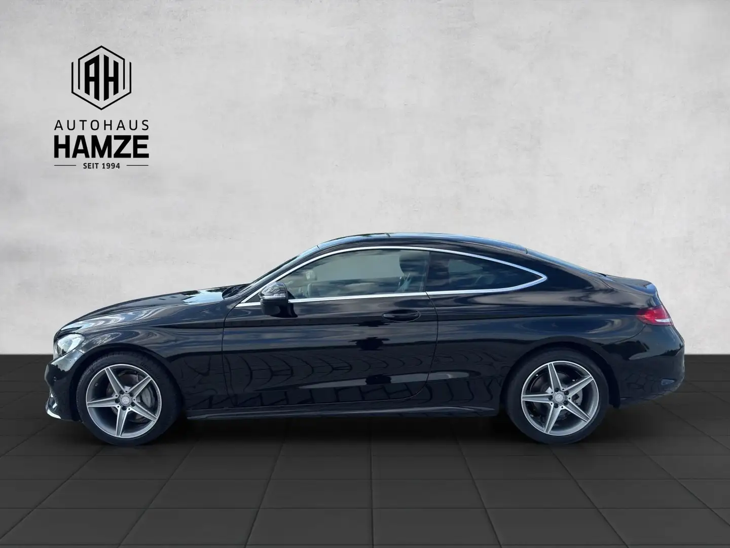 Mercedes-Benz C 180 Coupe AMG-LINE|LED|Navi|Alcantara|EDELHOLZ Nero - 2