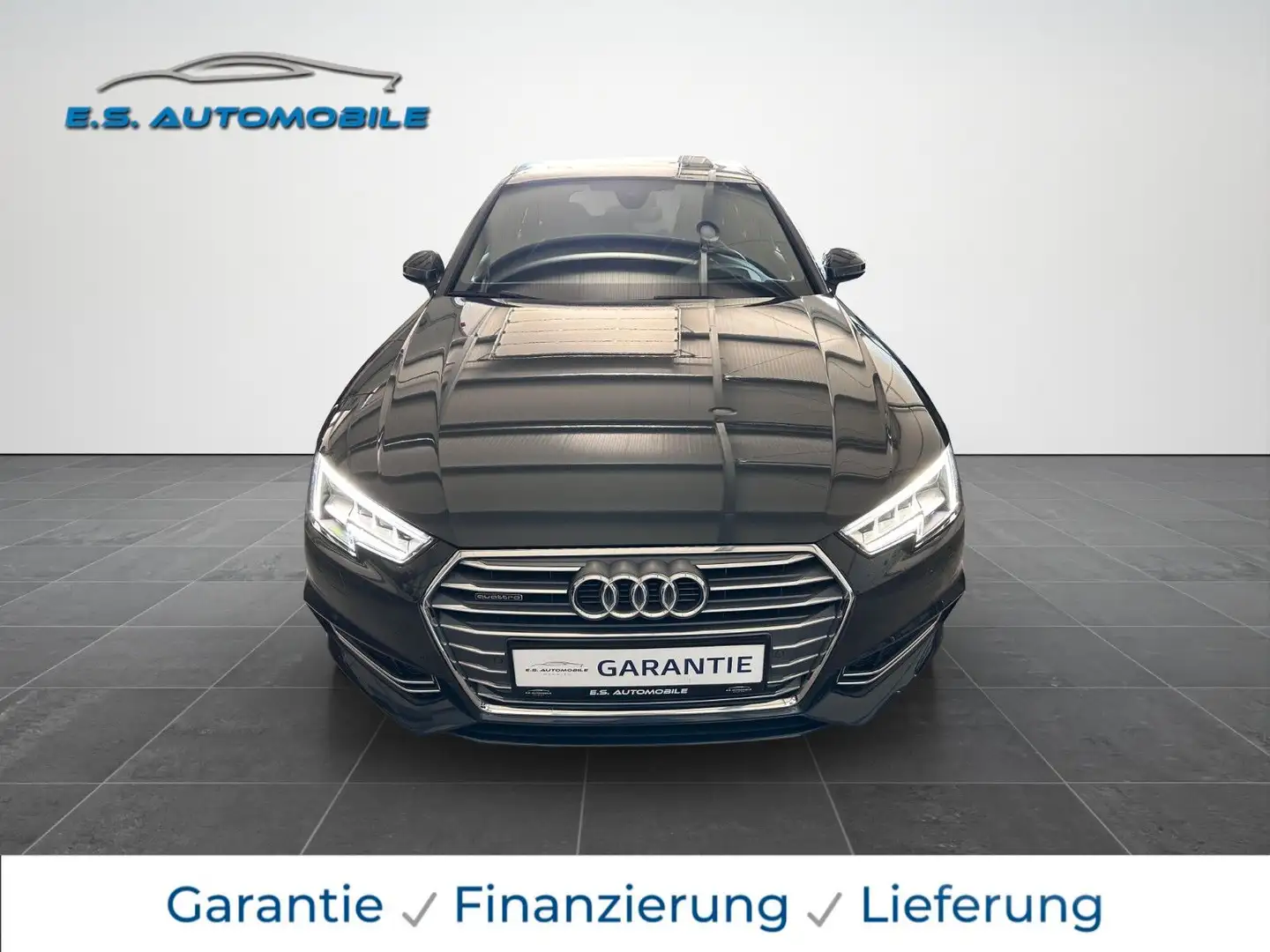 Audi A4 2.0 TDI quattro Sport S-Line GARANTIE/LEDER Gris - 2