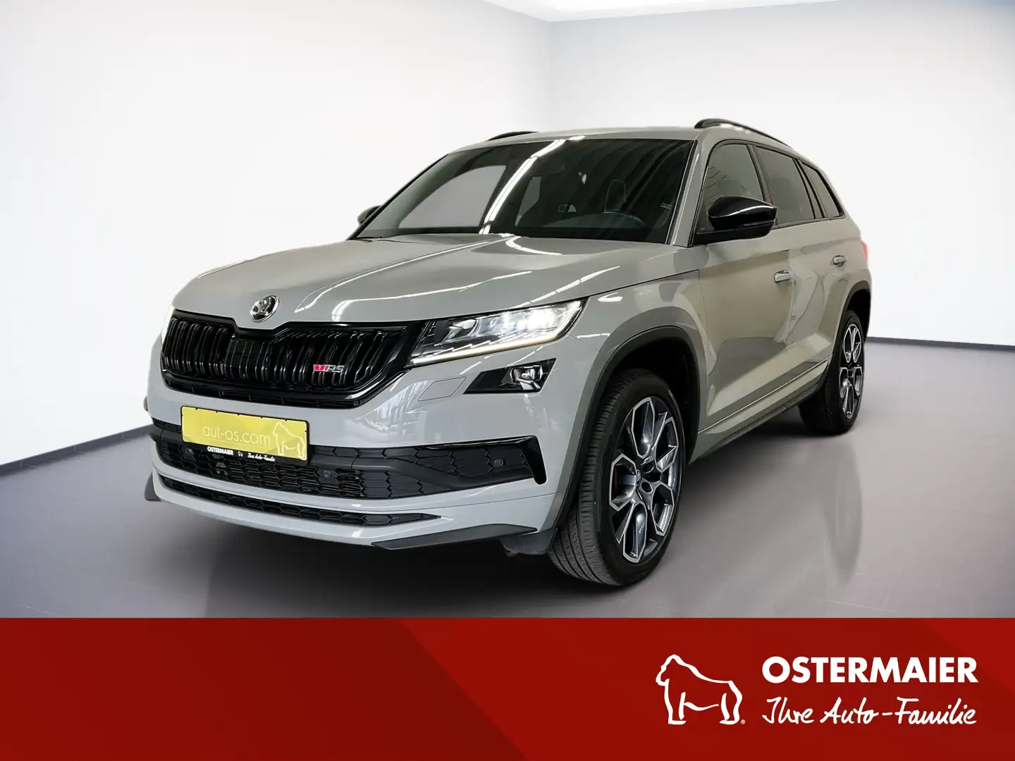 Skoda Kodiaq RS 2.0TDI 239PS DSG 4x4 ACC.STHZG.KAMERA.NAVI+VC.C Gris - 1