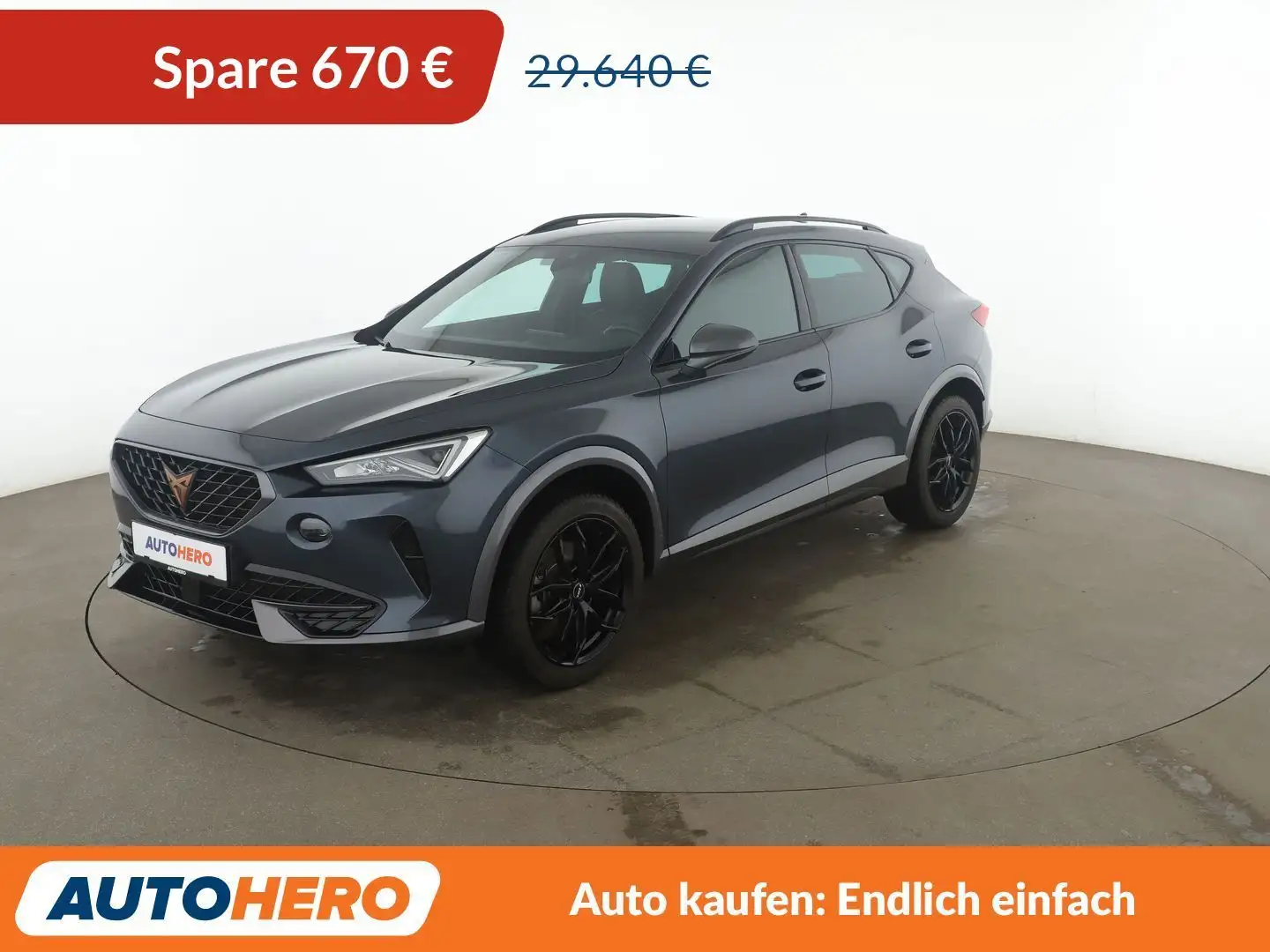 CUPRA Formentor 1.5 TSI ACT Aut.*NAVI*LED*ACC*CAM*PDC*SHZ* Gris - 1