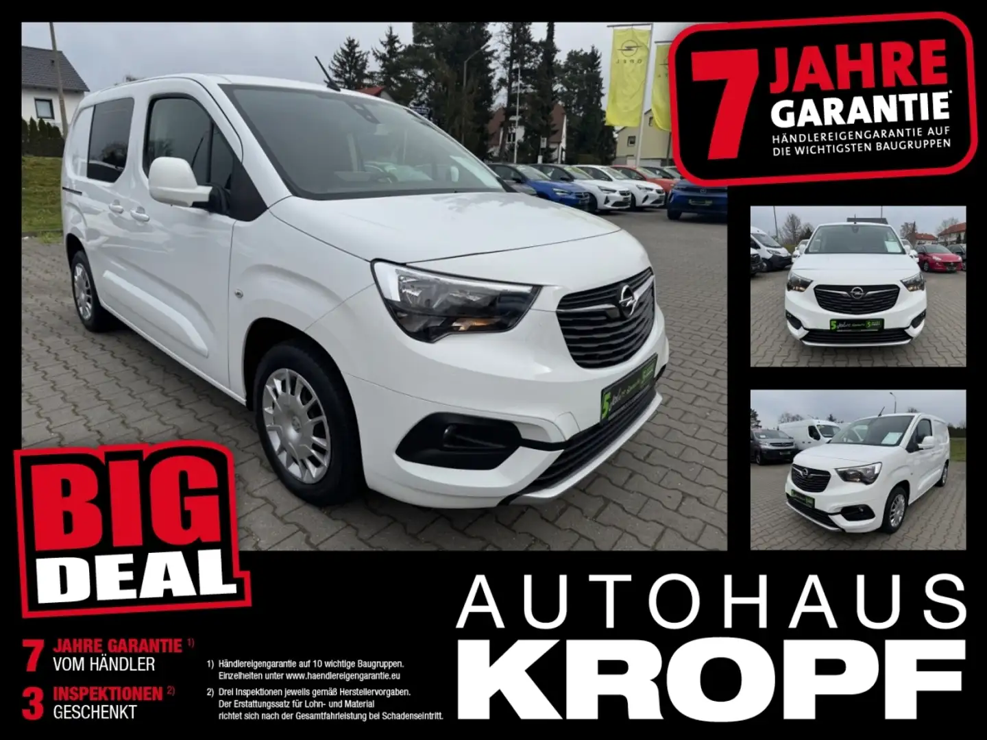 Opel Combo Cargo 1.5 D *8-FACH*PDC AHK Klima Carplay** Weiß - 1