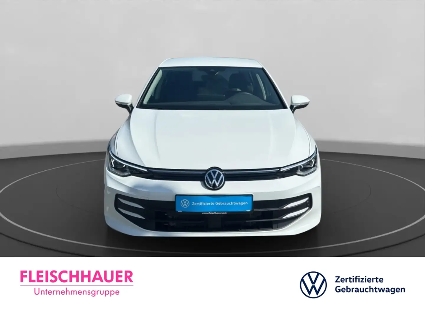 Volkswagen Golf VIII 1.5 eTSI  Matrix+CarPlay+PDC+DSG Weiß - 2