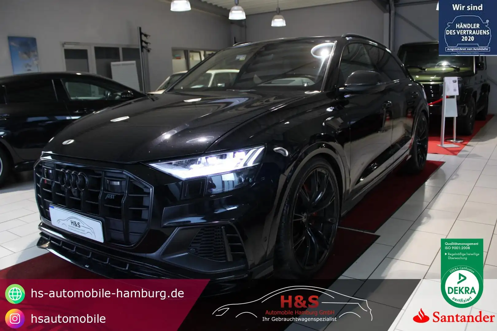 Audi SQ8 4.0 TFSI quattro ABT *Pano*23Zoll Schwarz - 1