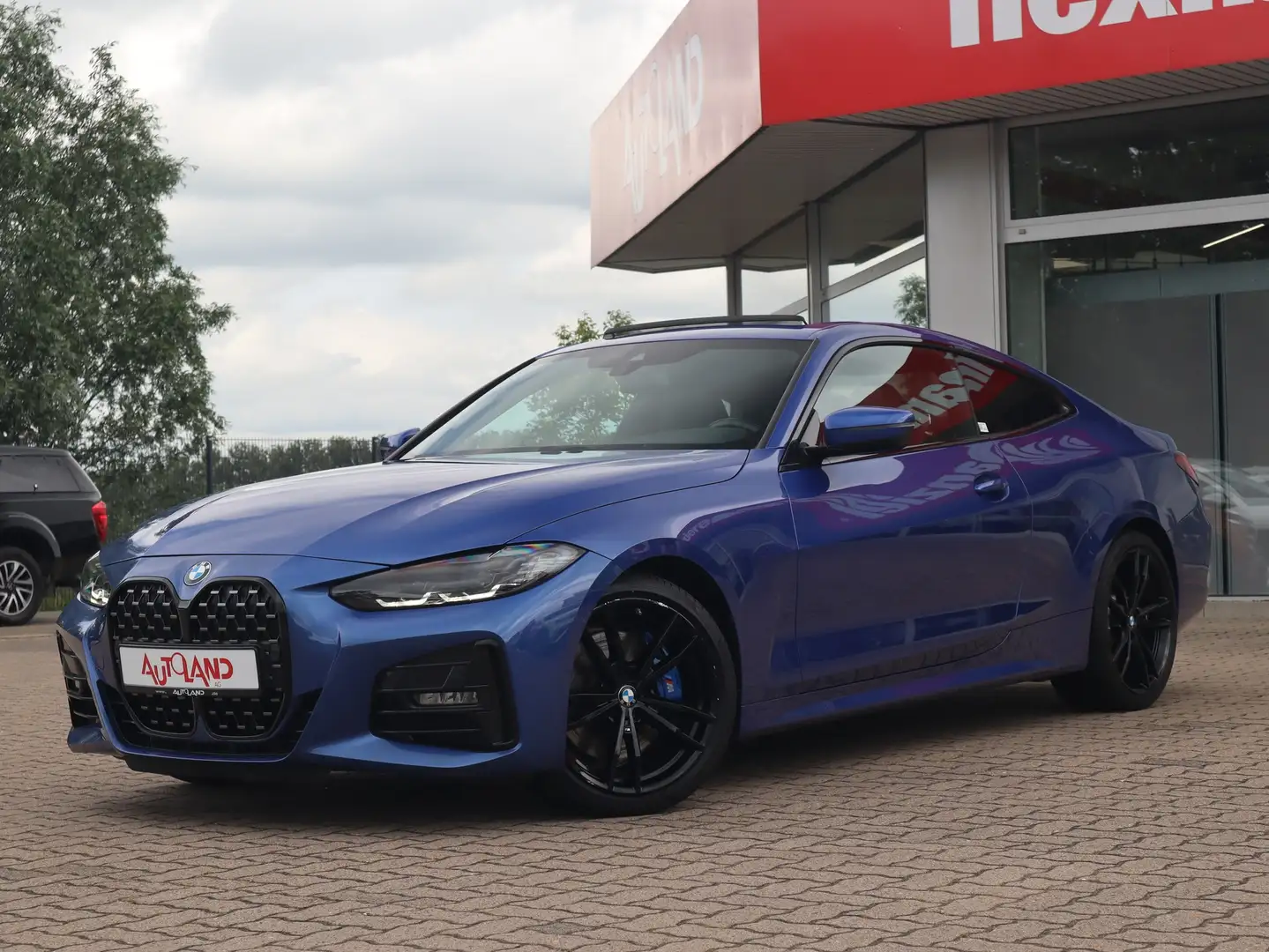 BMW 420 420d Coupe xDrive M Sport Aut. LED Navi Pano Bleu - 2