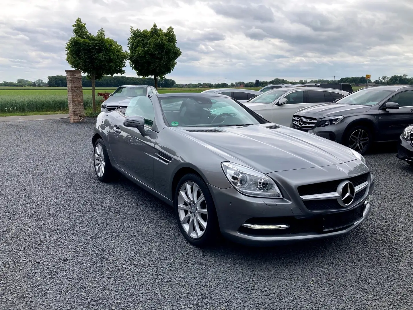 Mercedes-Benz SLK 350 V6 Automatik // Navi // Panorama // Ambiente // Сірий - 1