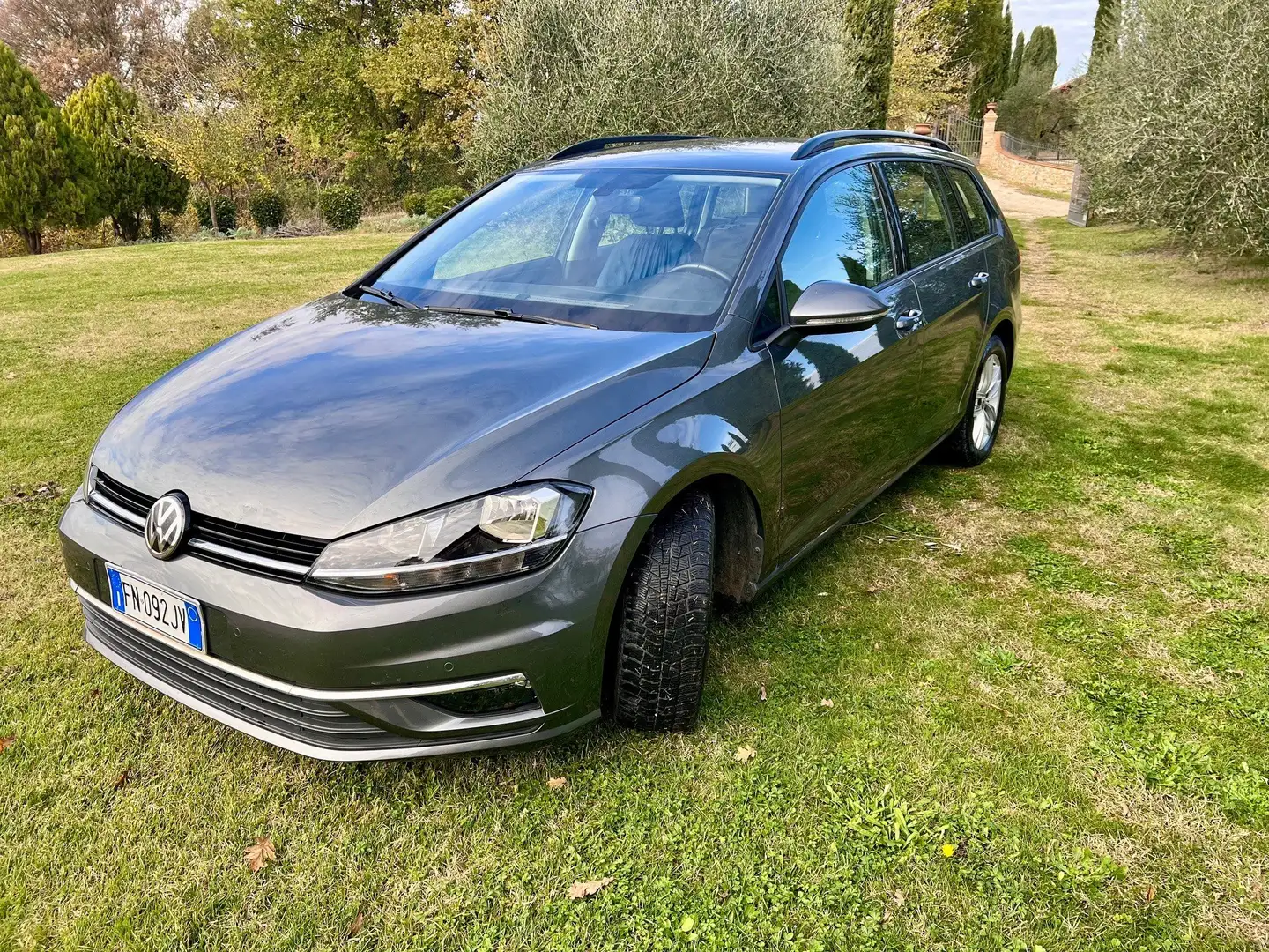 Volkswagen Golf Variant Golf VII 2017 Variant 1.6 tdi Business 115cv Grigio - 1