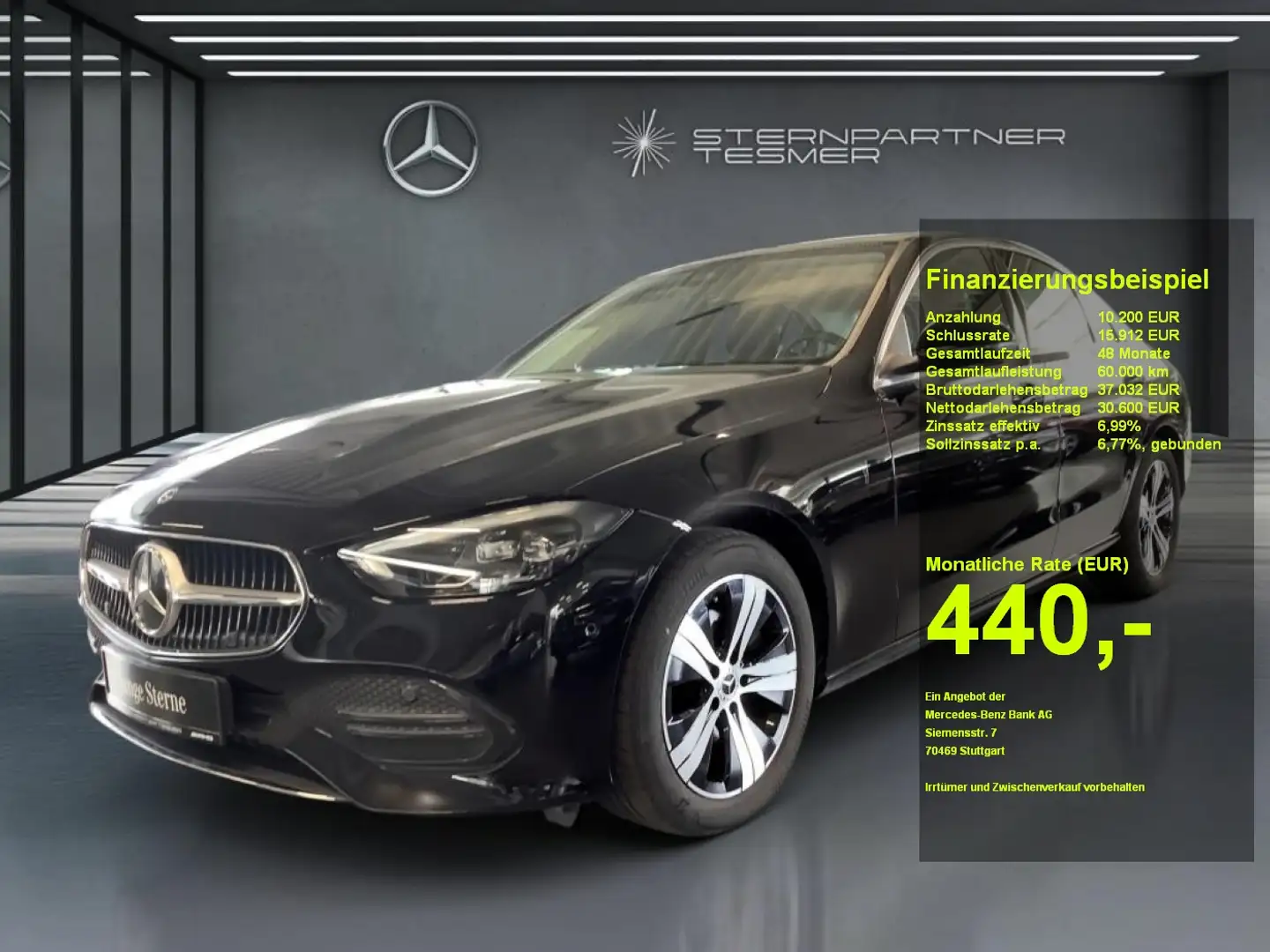Mercedes-Benz C 220 d AVANTGARDE - KAMERA - DISTRONIC - AHK Schwarz - 1
