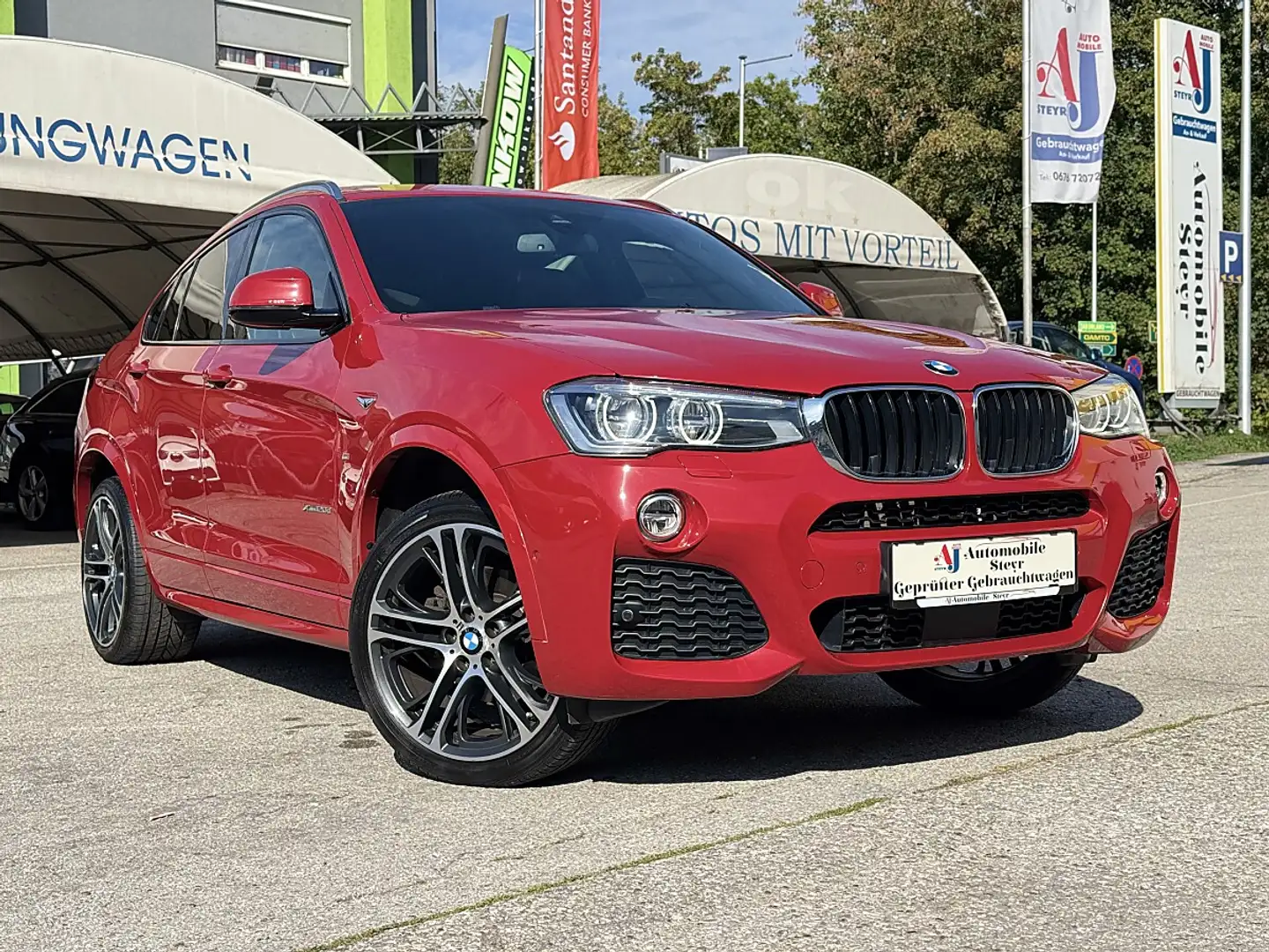 BMW X4 xDrive 20d M Sport Aut.+Navi+Leder+Kamera+LED+AHK Rot - 1