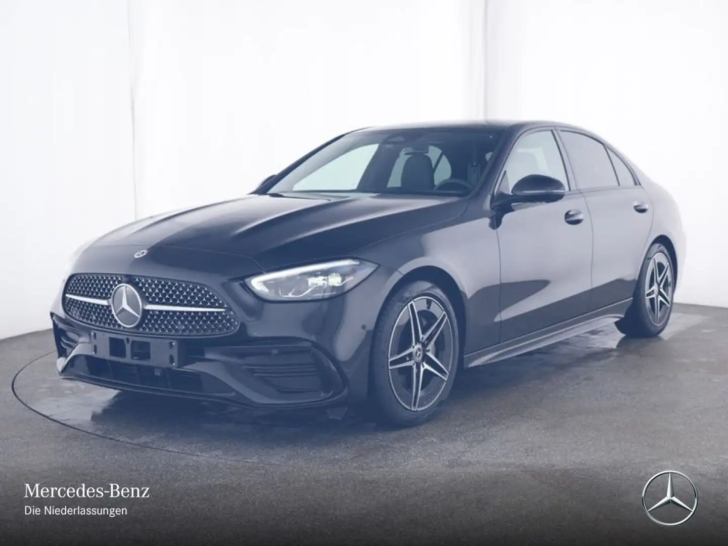 Mercedes-Benz C 180 AMG+NIGHT+LED+KAMERA+KEYLESS+9G Schwarz - 2