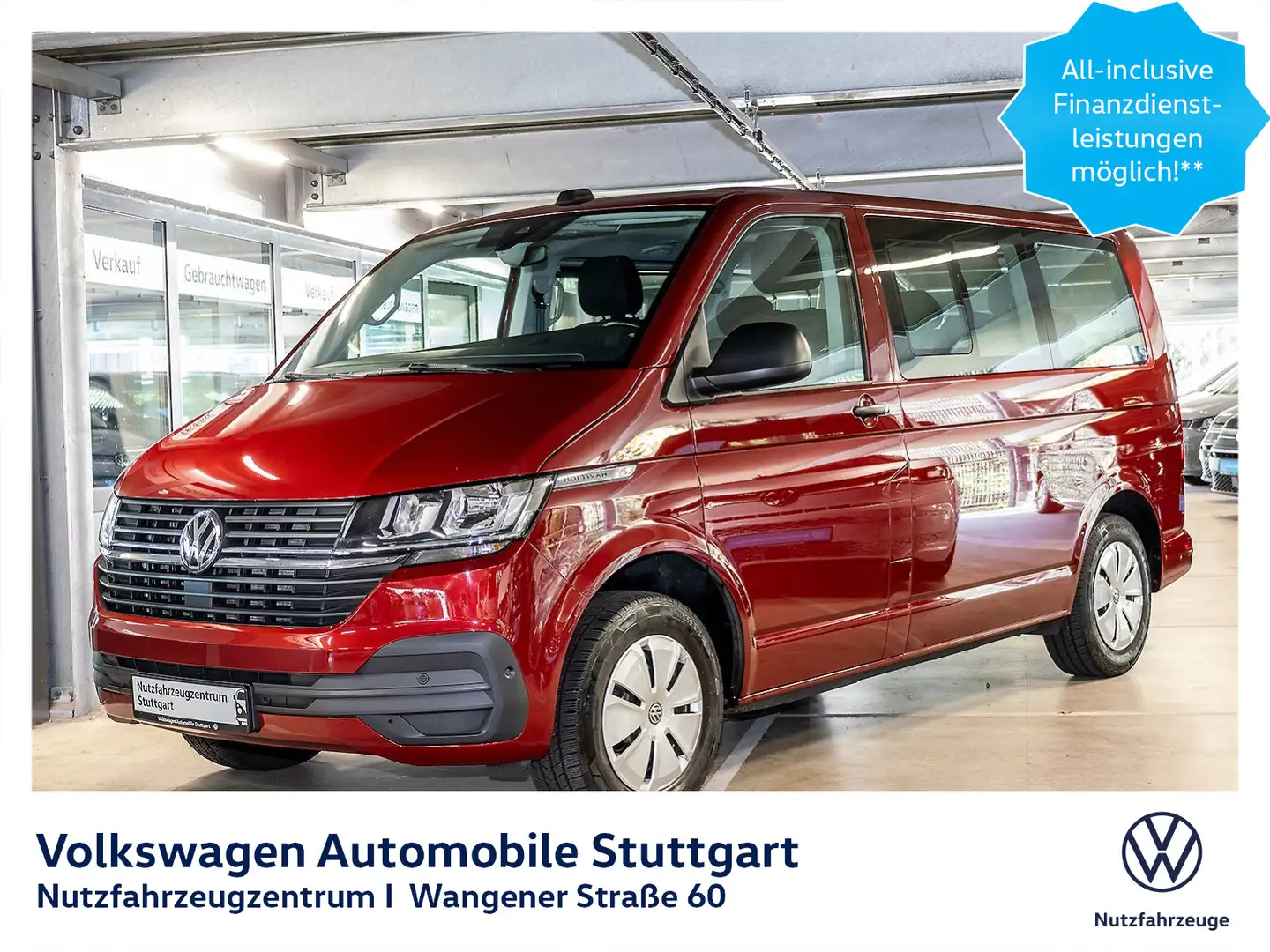 Volkswagen T6.1 Multivan Trendline DSG 2.0 TDI Euro 6d Rouge - 1