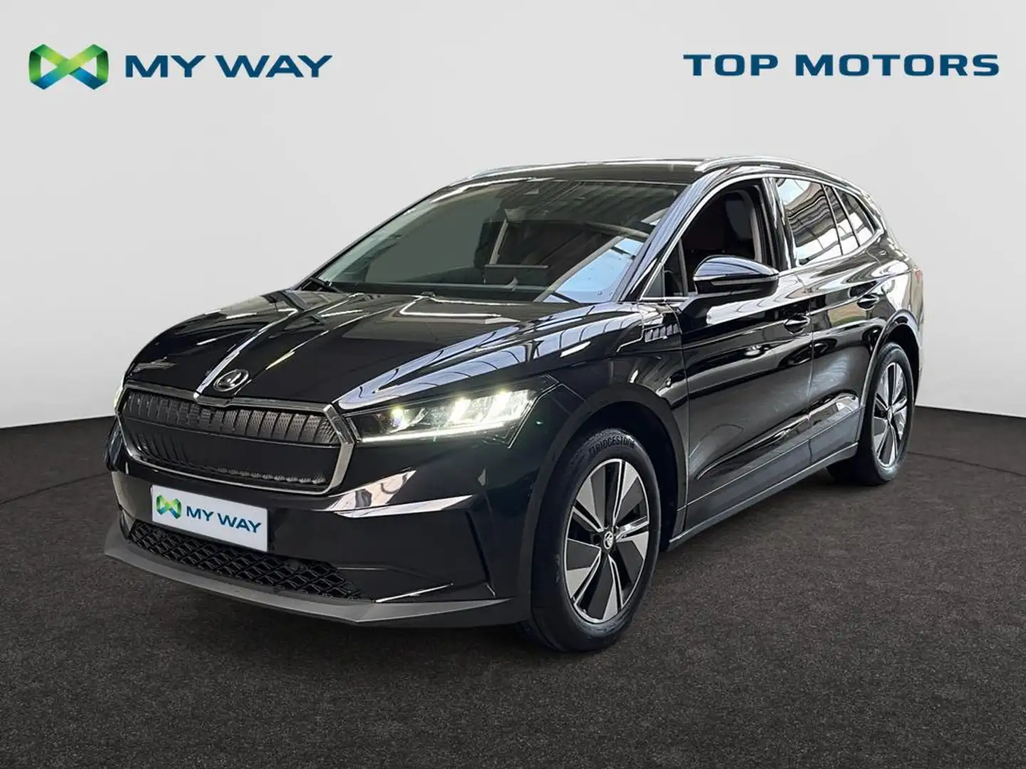 Skoda Enyaq 82KWH*204PH*CAMERA*SENSOREN*CARPLAY*GPS*TOPWAY.BE Zwart - 1