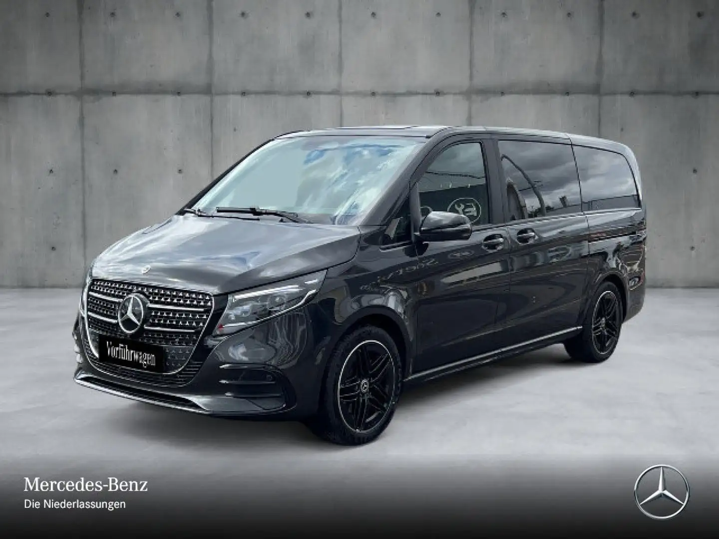 Mercedes-Benz V 300 d Lang AVANTGARDE+AMG+9G+AHK+StandHZ+Navi Grau - 2