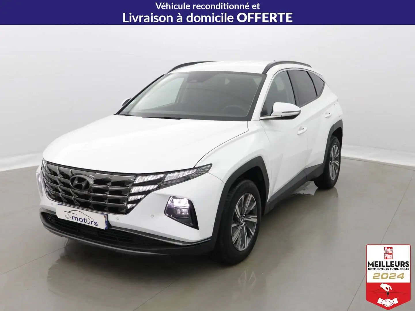 Hyundai TUCSON 1.6 T-GDI 230 Hybrid BVA6 Creative Blanc - 1