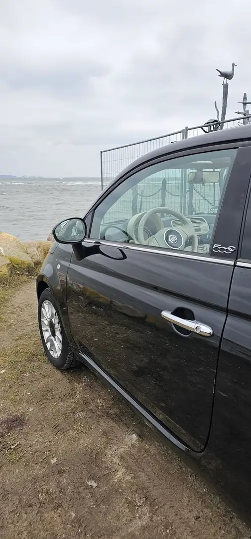 Fiat 500C Fiat 500C 1.2 Cabrio I Schwarz/rot Negru - 2
