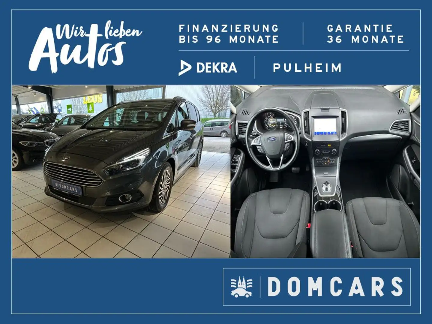 Ford S-Max S-MAX Titanium AWD/AHK/GARANTIE/ALU/LED/ Grau - 1