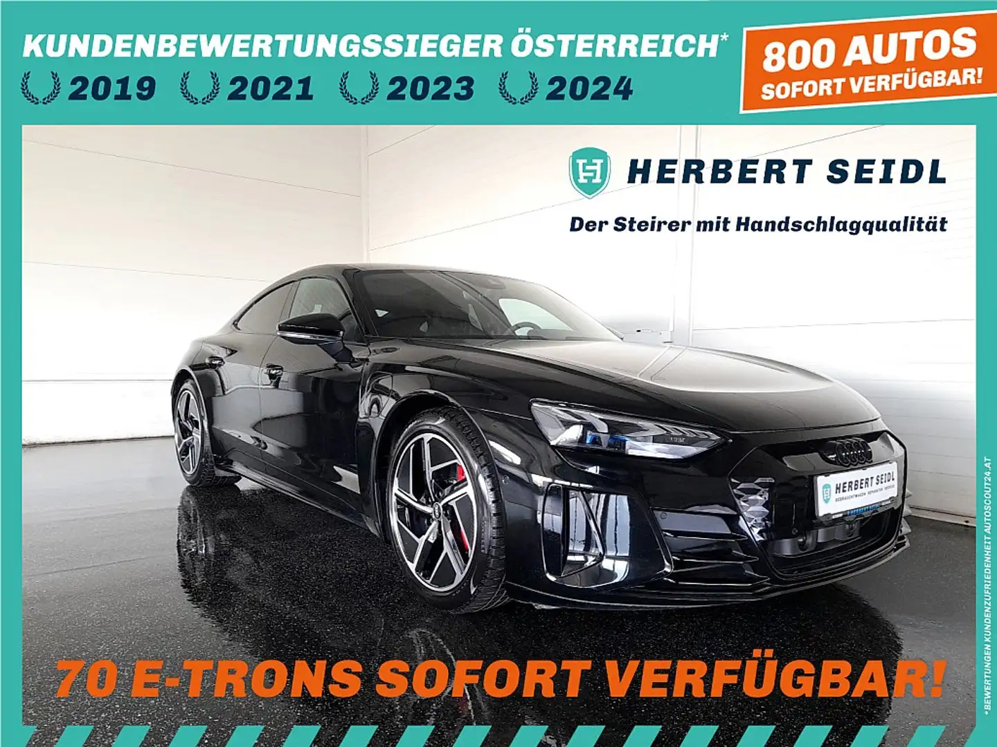 Audi e-tron GT e-tron RS GT 93,4kWh quattro *NP: 156.112,- / L... Zwart - 1