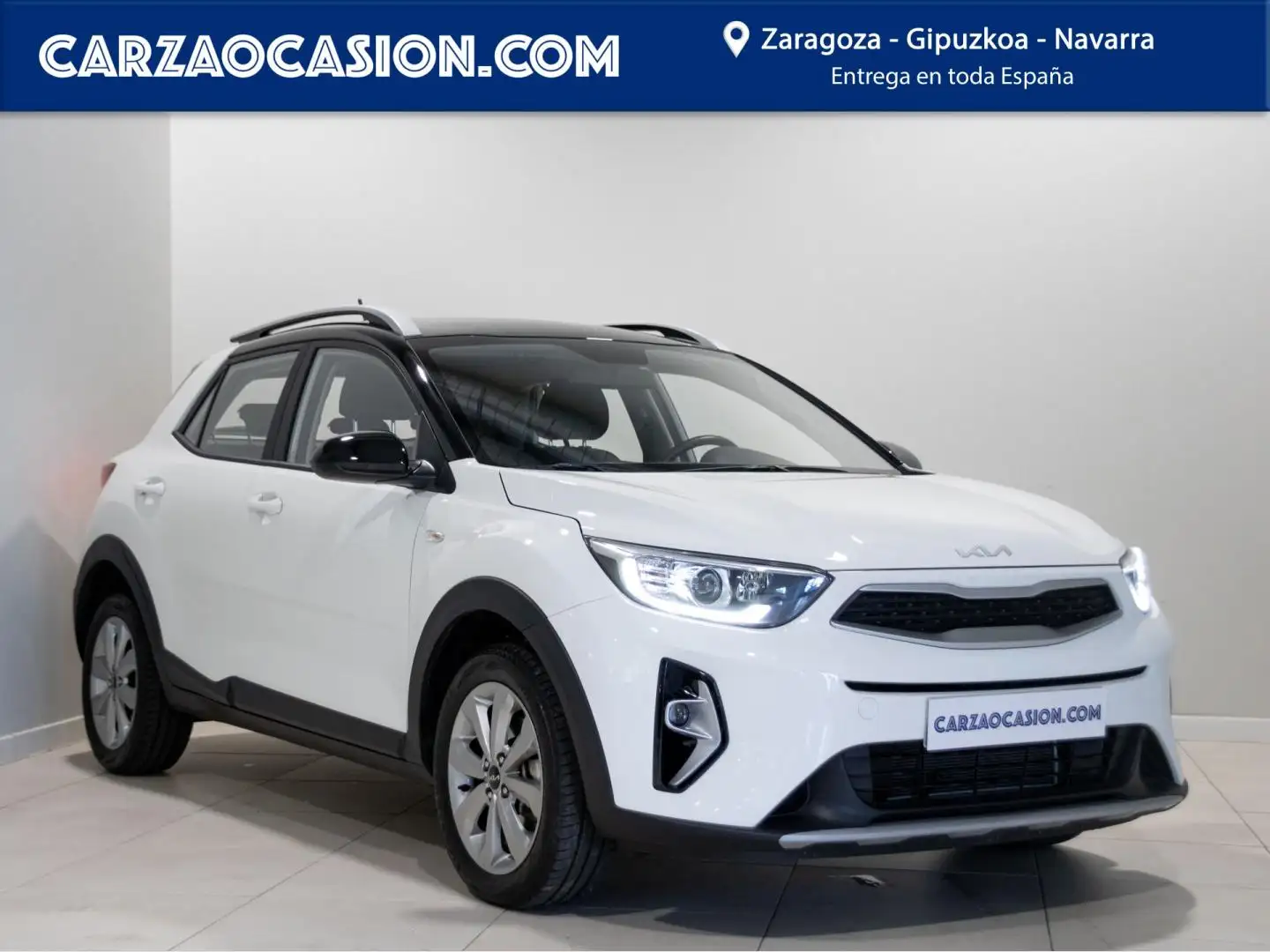 Kia Stonic 1.0 T-GDi MHEV iMT Concept Plus 100 Blanco - 1