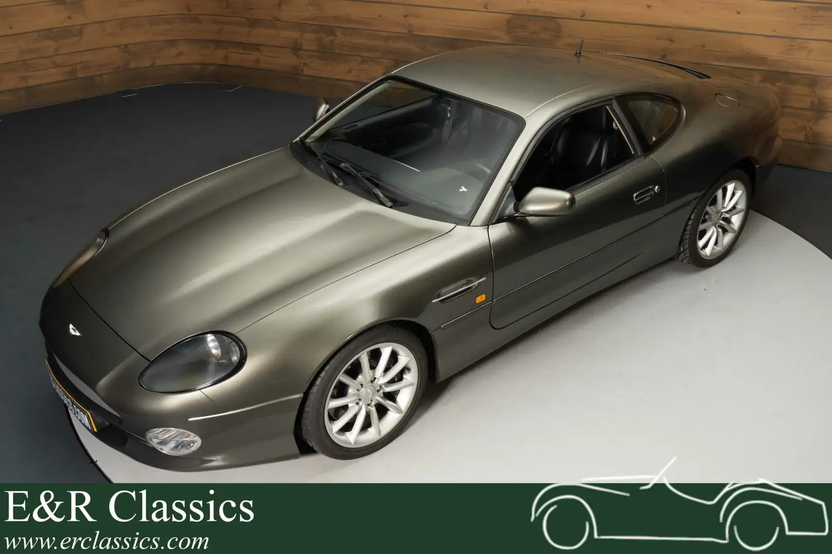 Aston Martin DB7 Vantage| Historie bekend| 2 Eigenaren| 2002 Gris - 1