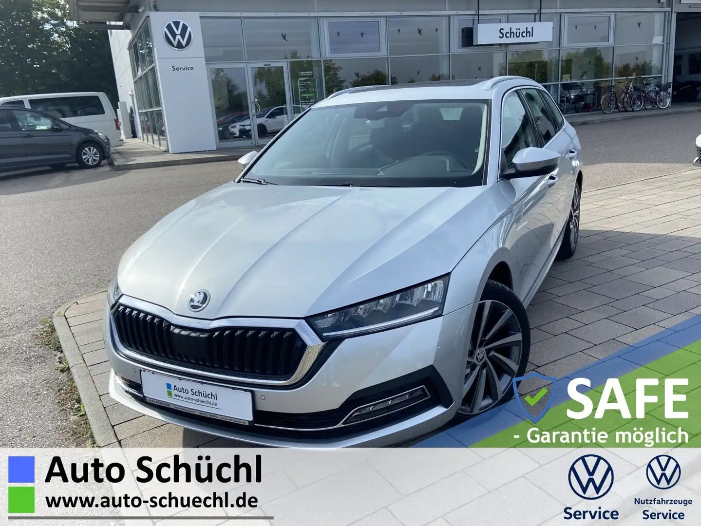 Skoda Octavia Combi 2.0 TDI Style AHK+18"+NAVI-COLUMBU Silber - 1