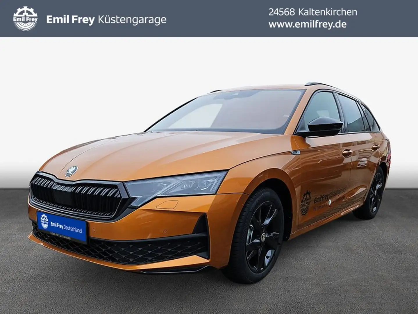 Skoda Octavia Combi 1.5 TSI DSG Sportline Oranje - 1